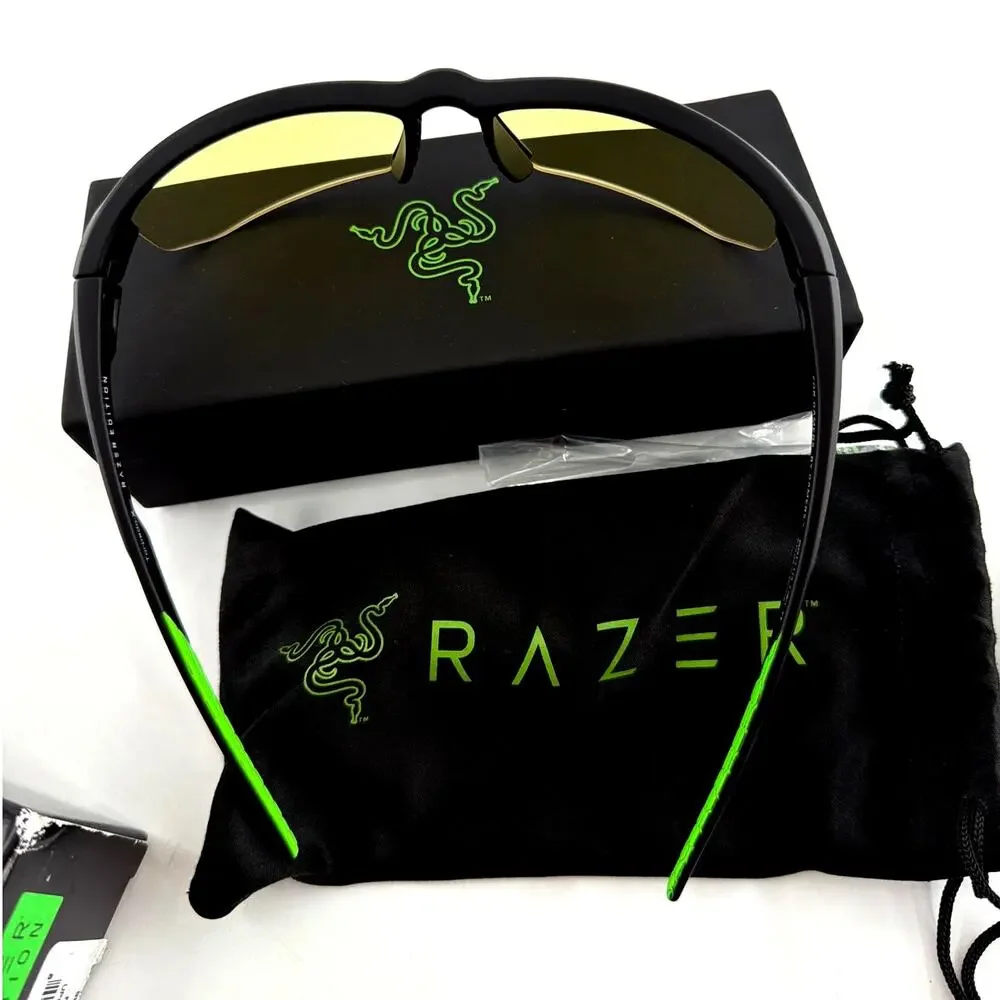 Gunnar Onyx Amber Torpedo-X Razer Edition Bluelight Performance Gaming Glasses
